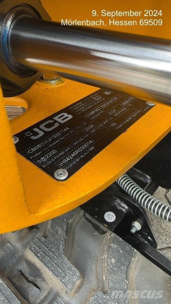 JCB 8008CTS Mini bageri <7t