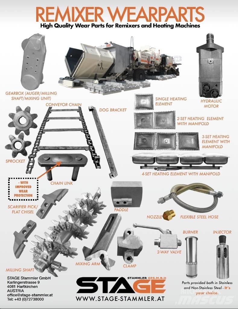 Wirtgen RX4500 Dodatna oprema za asfaltne strojeve
