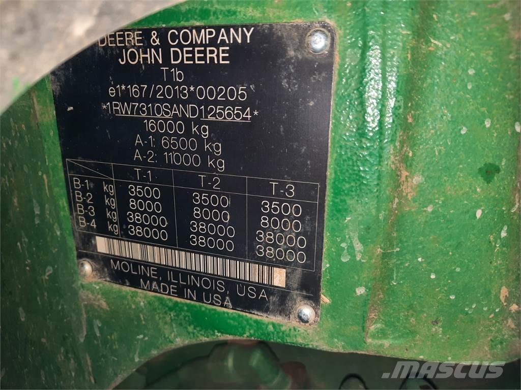 John Deere 7r310 Traktori