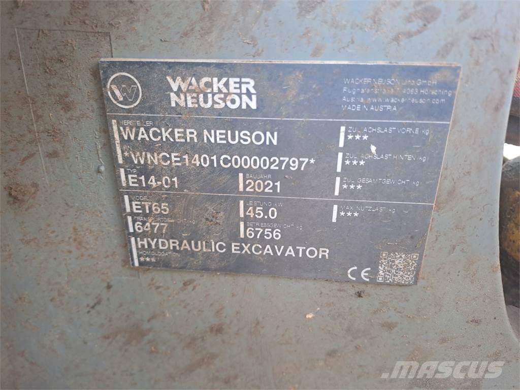 Wacker Neuson ET65 Bageri gusjeničari