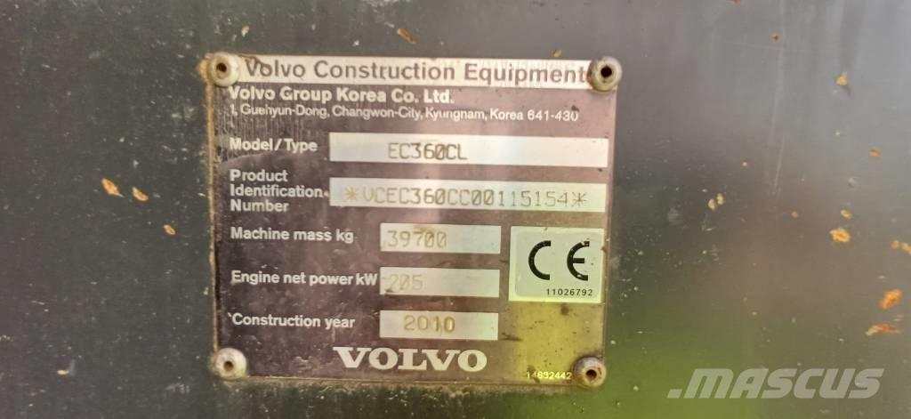 Volvo EC 360 C L Bageri gusjeničari