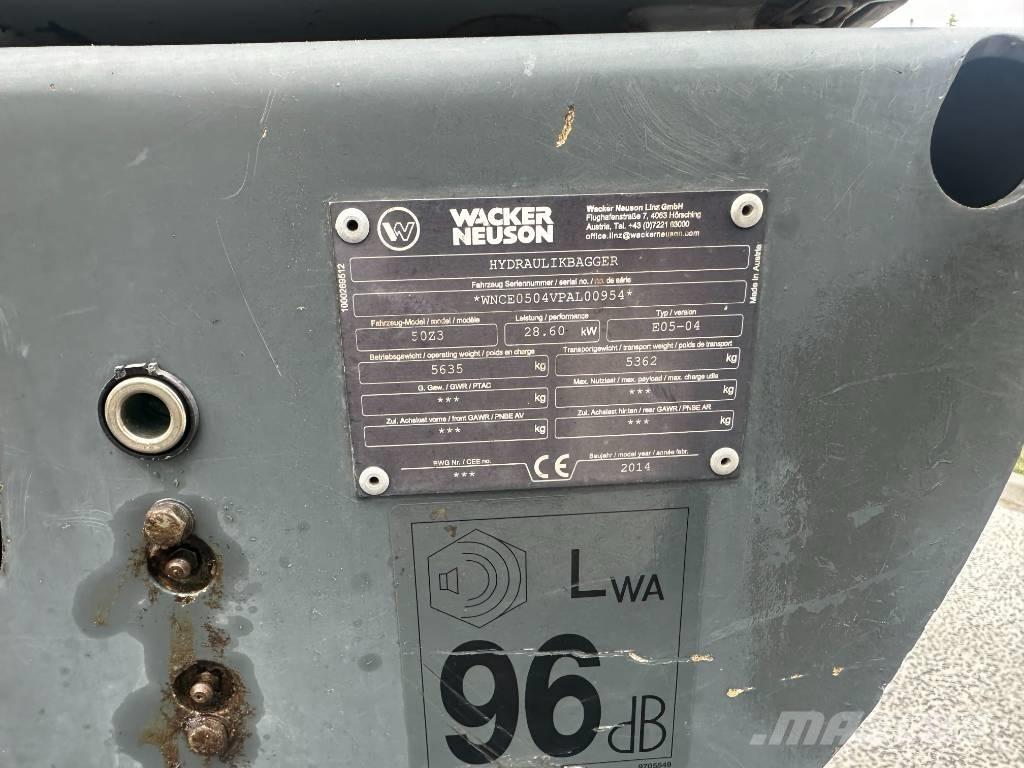 Wacker Neuson 50 Z3 Mini bageri <7t