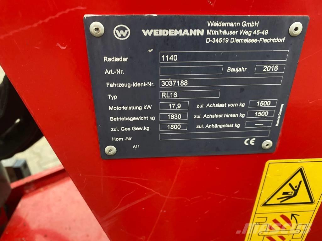 Weidemann 1140 Utovarivači na kotačima