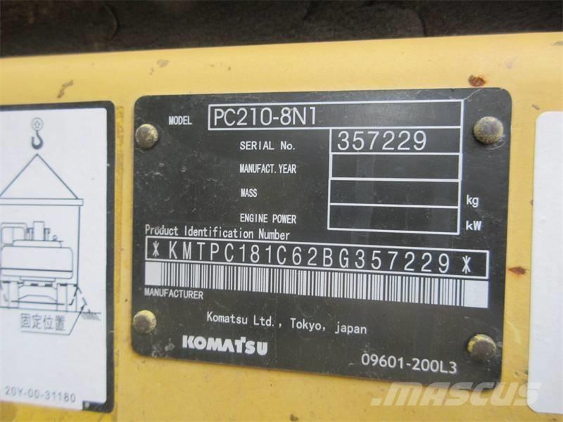 Komatsu PC 210 LC-8 Bageri gusjeničari