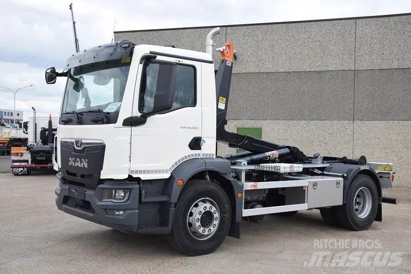 MAN TGM 18.320 Rol kiper kamioni s kukama za dizanje