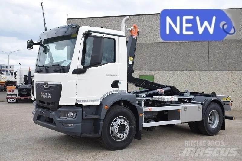 MAN TGM 18.320 Rol kiper kamioni s kukama za dizanje