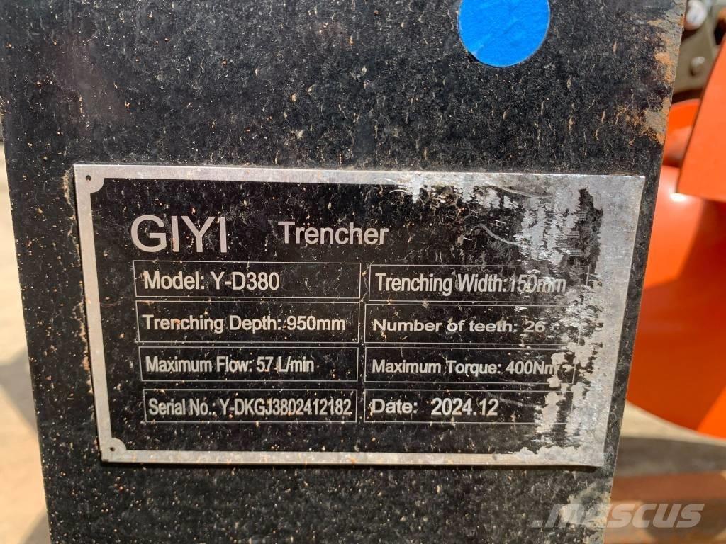  GIYI D380 TRENCHER Ostale komponente