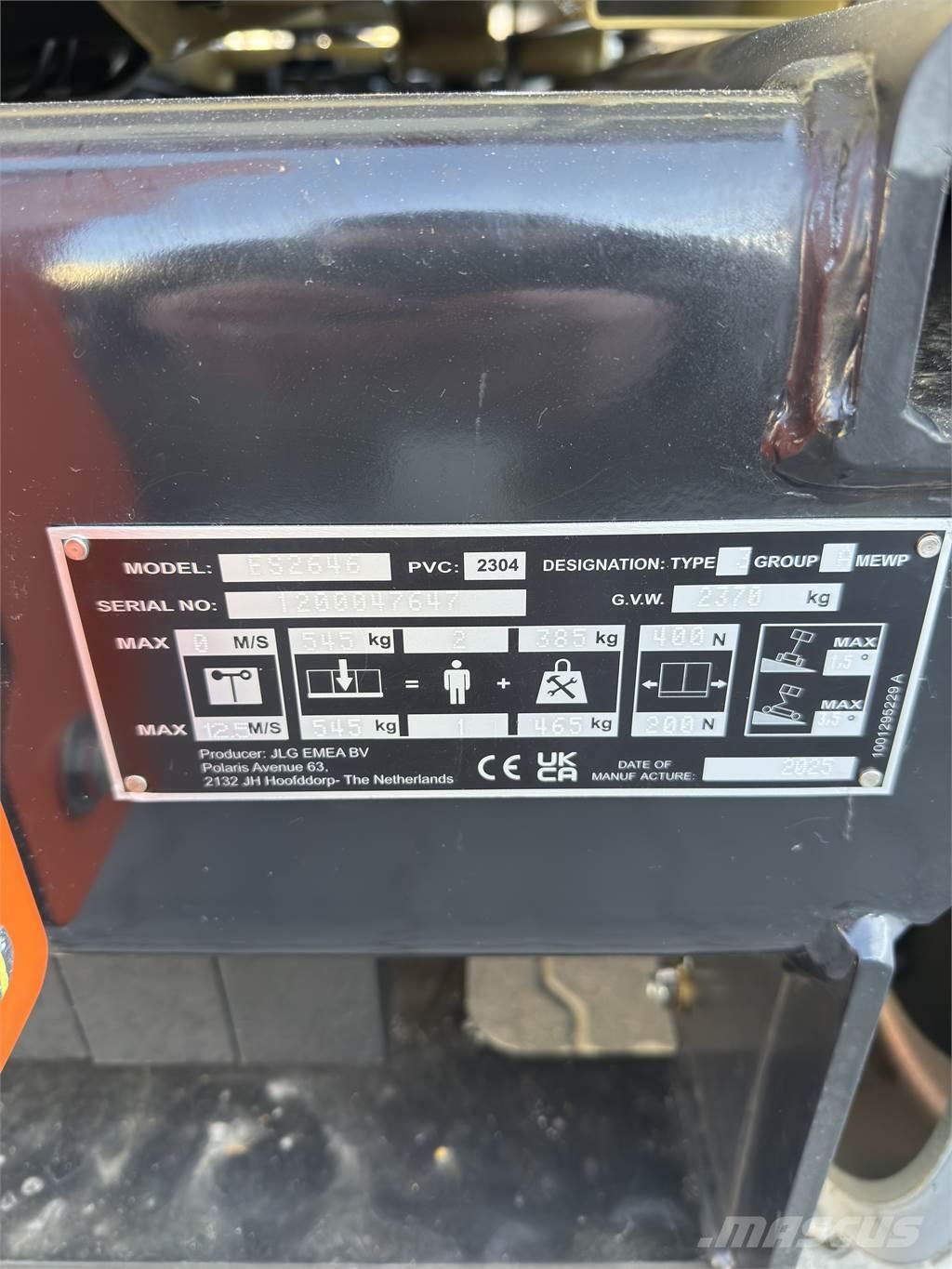 JLG ES2646 Škaraste platforme