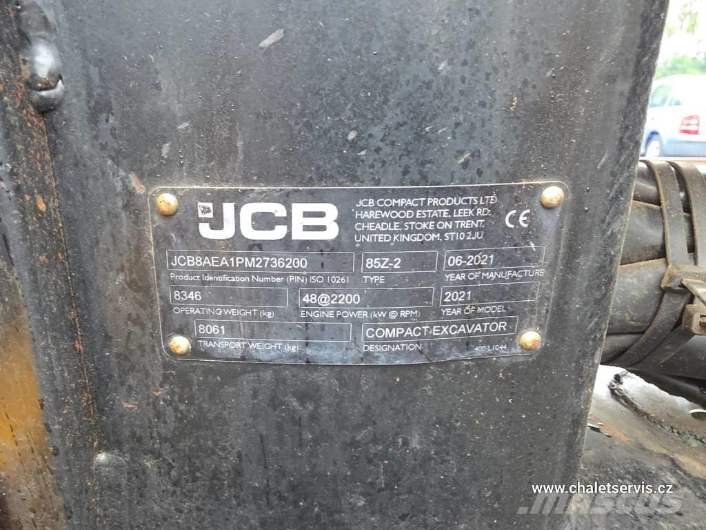 JCB 85 Z-2 Midi bageri 7t – 12t