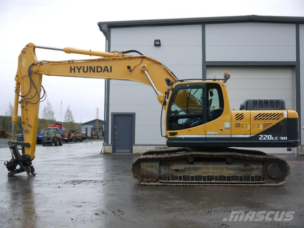 Hyundai R 220 LC-9A Bageri gusjeničari