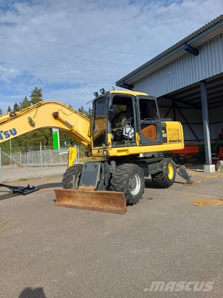 Komatsu PW 160-7-4x4 Bageri na kotačima
