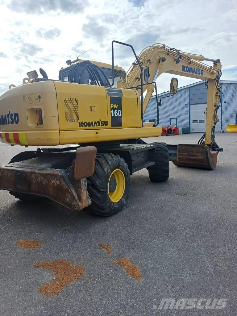Komatsu PW 160-7-4x4 Bageri na kotačima