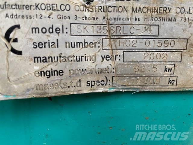 Kobelco SK 135 SR LC Bageri gusjeničari