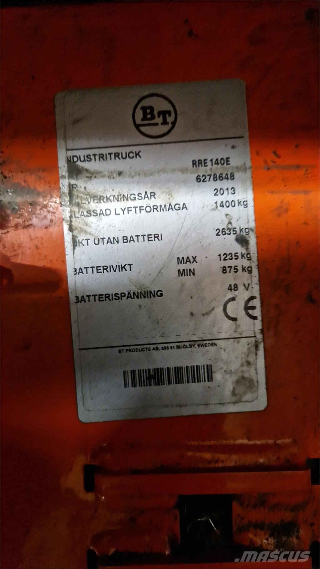 BT RRE140E Viličari sa pomičnim stupom