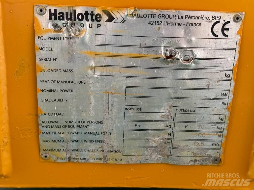 Haulotte OPTIMUM 8 Škaraste platforme