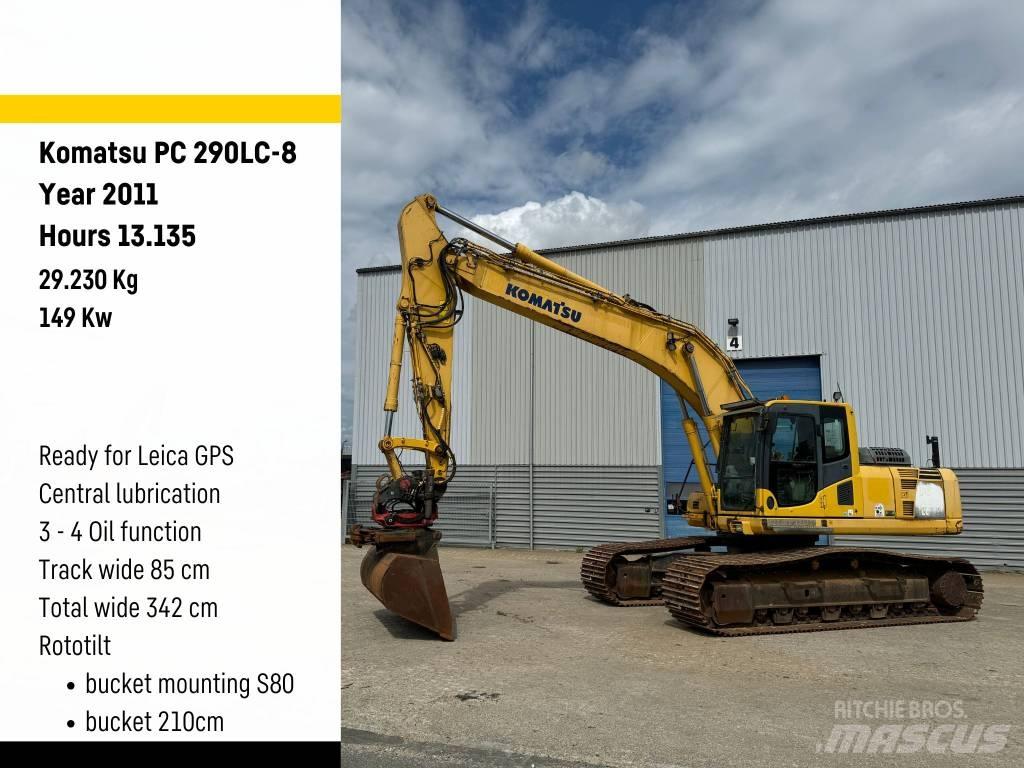 Komatsu PC 290 LC-8 Bageri gusjeničari