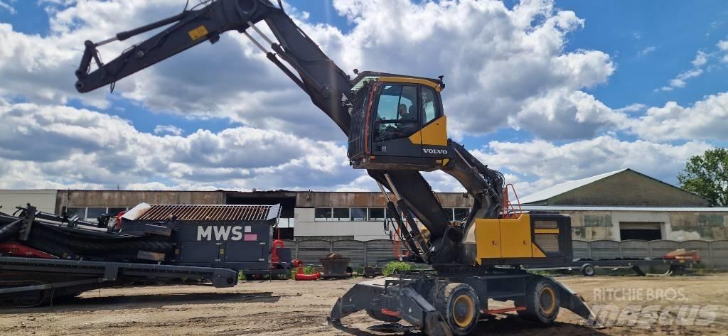 Volvo EW 240 E MH Bageri za manipuliranje materijalom / otpadom