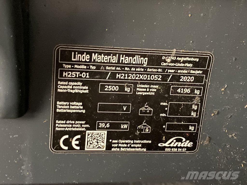 Linde H25T-01 Plinski viličari