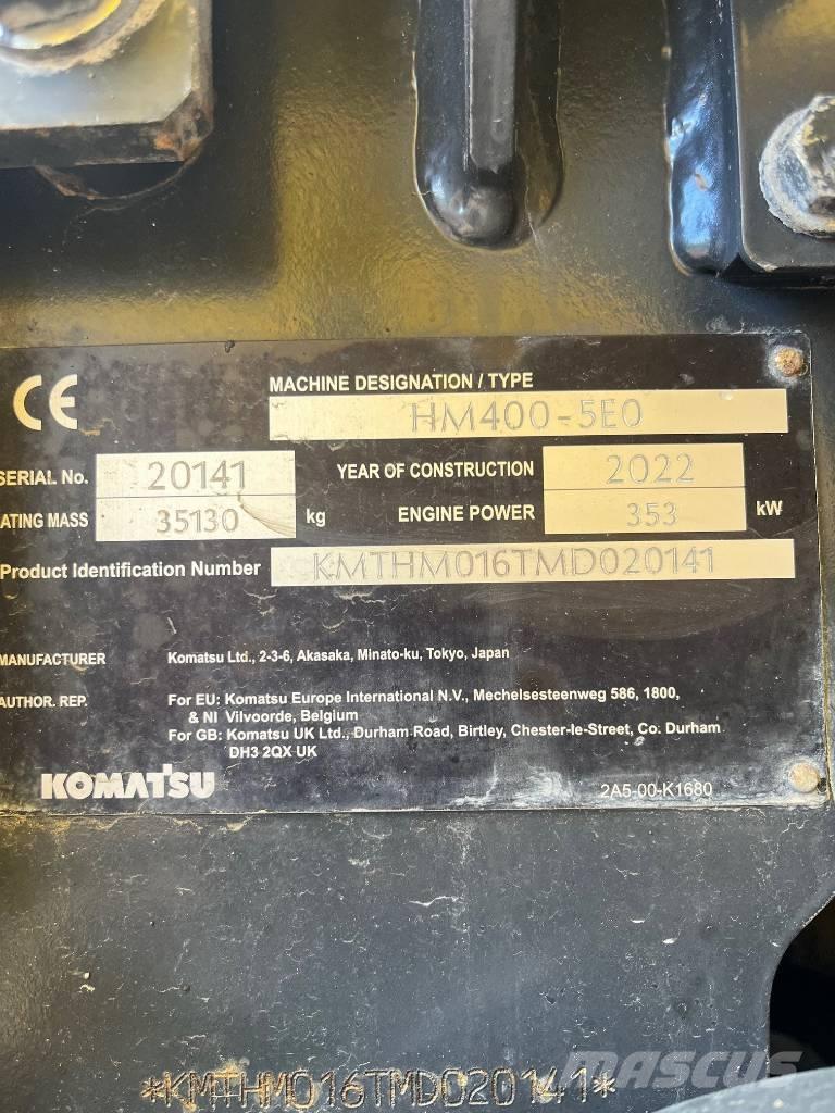 Komatsu HM400-5E0 Zglobni demperi