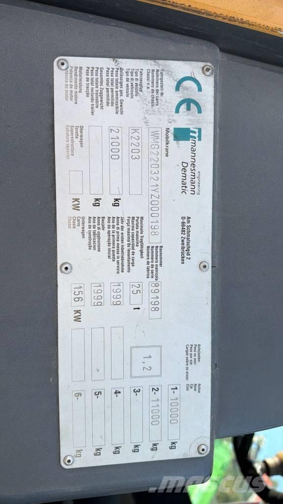  GRUA DEMAG 25T Autokran dizalice