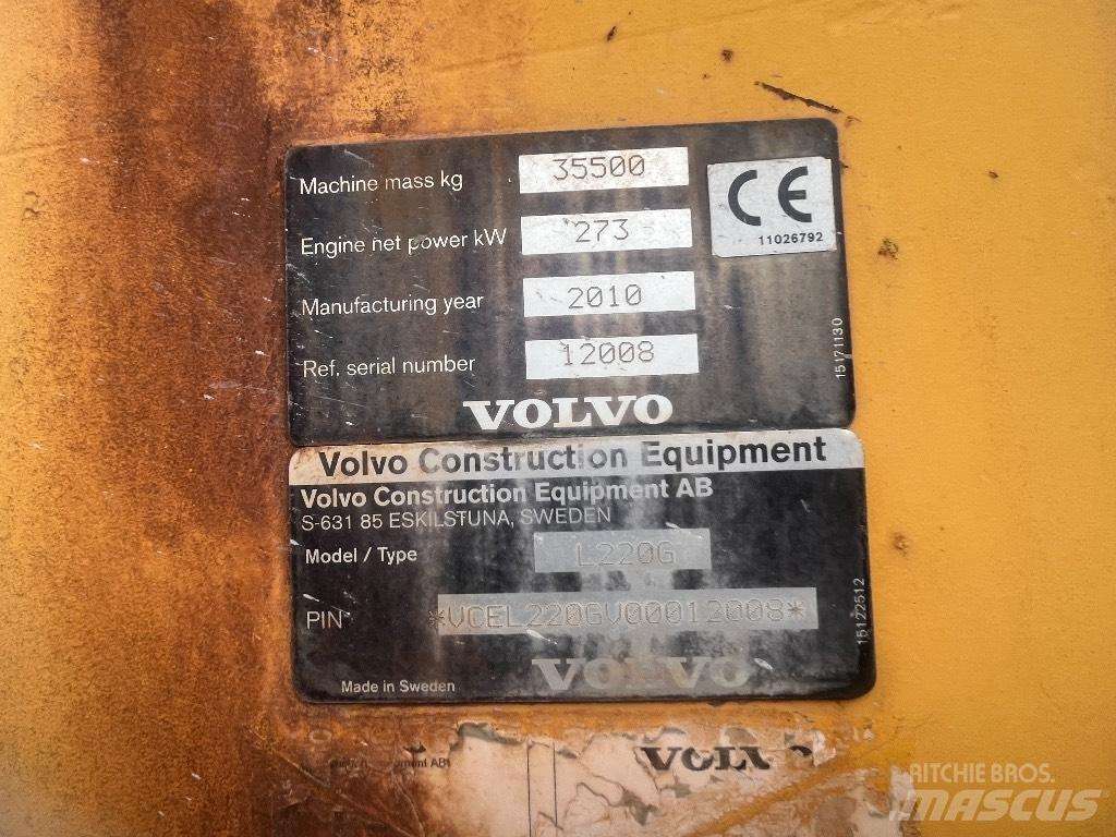 Volvo L 220 G Utovarivači na kotačima