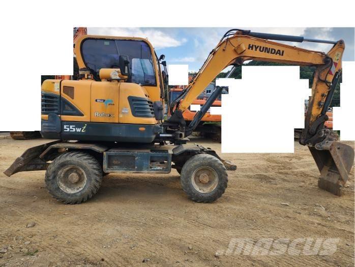 Hyundai Robex 55 W-3 Bageri na kotačima