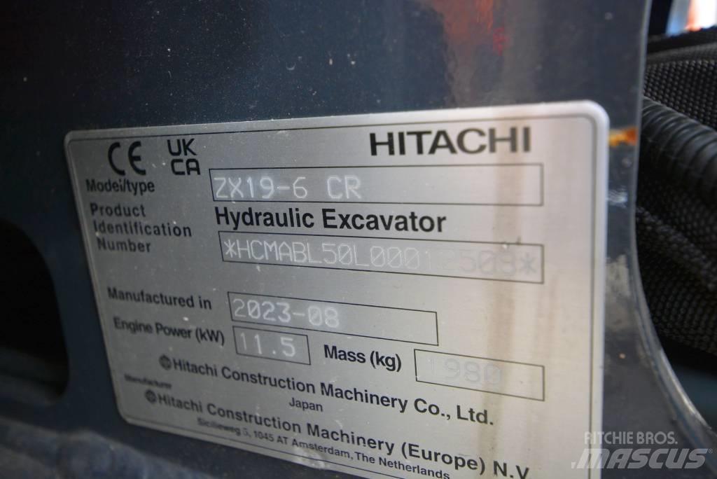Hitachi ZX 19-6 Mini bageri <7t