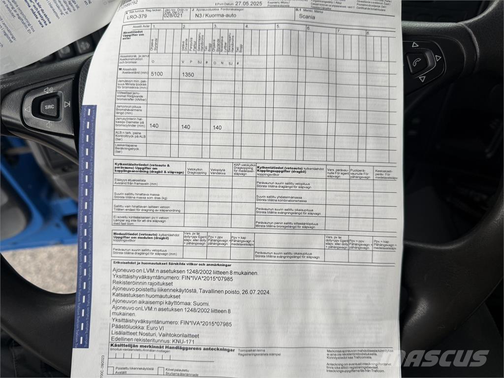 Scania P 410 6X2 Kamioni sa kranom
