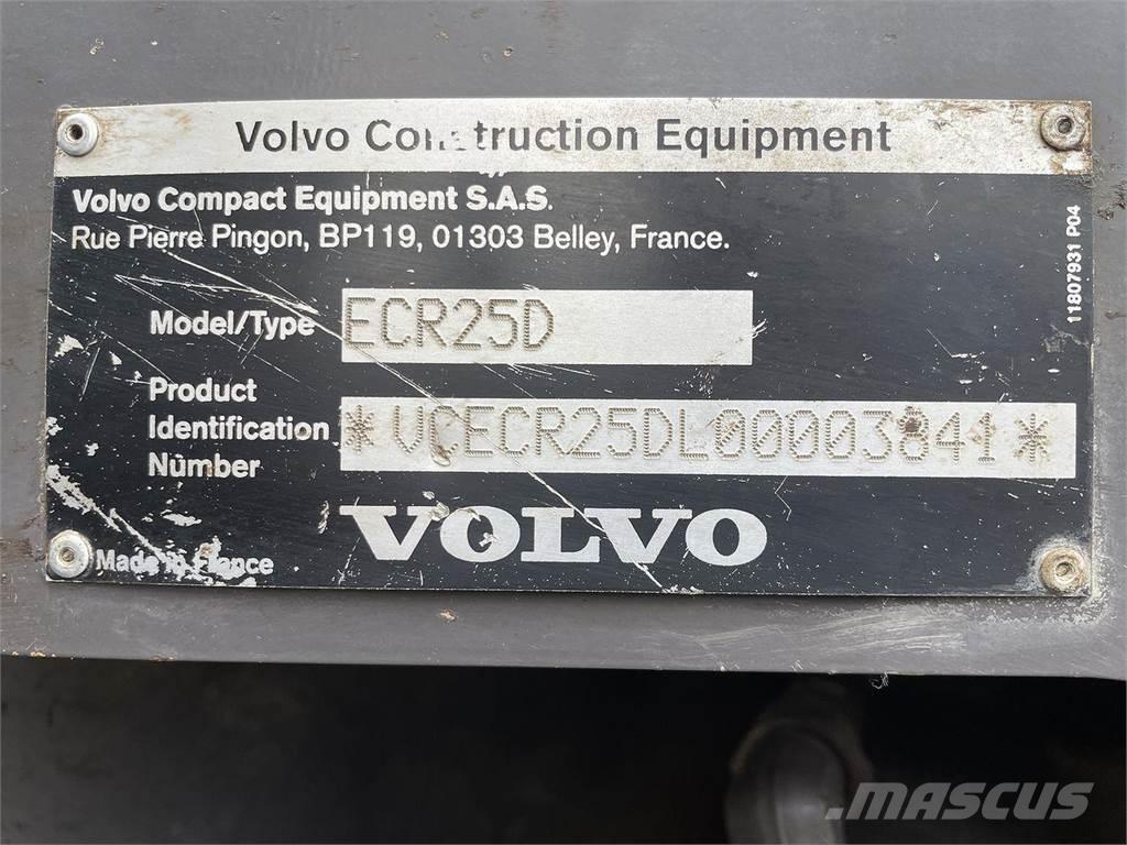 Volvo ECR25 Bageri na kotačima