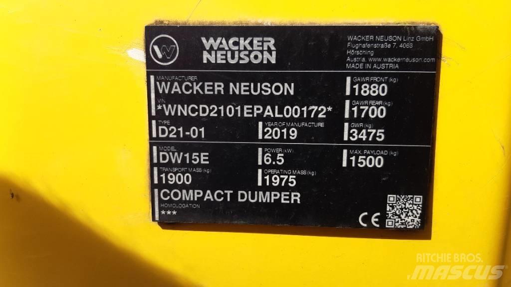 Wacker Neuson DW15e Demperi za gradilišta
