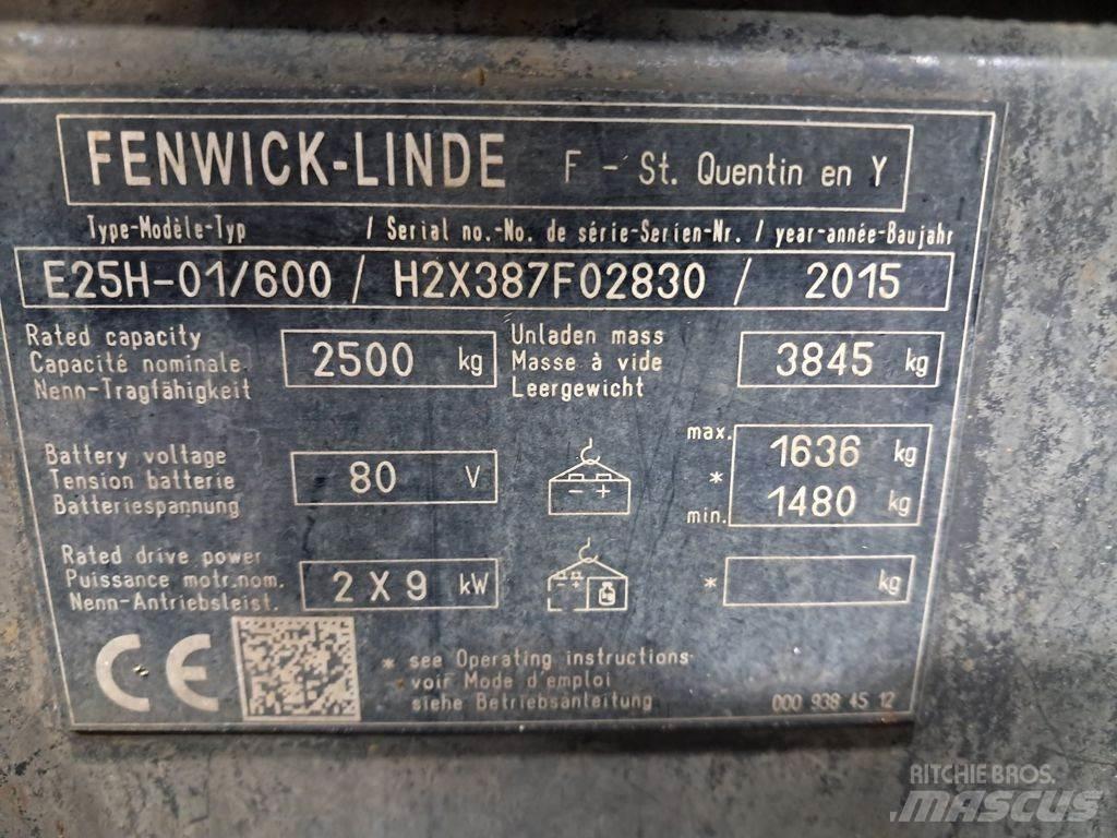Linde E25H-01/600 Električni viličari