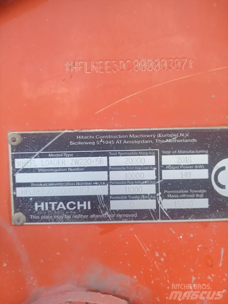 Hitachi ZW 220-6 Bageri na kotačima