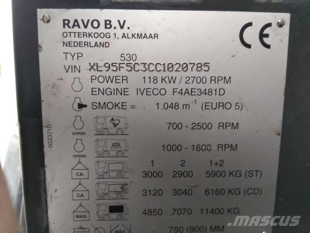 Ravo 530 CD Strojevi za metenje