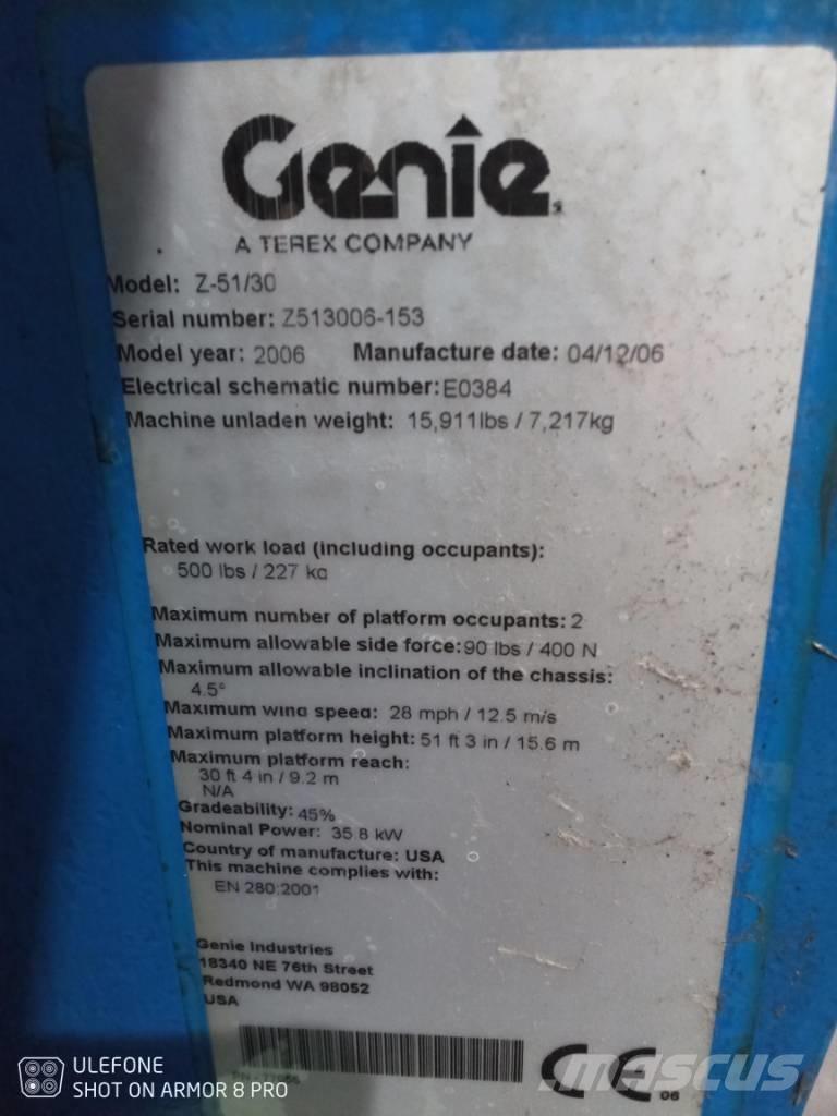 Genie Z 51/30 J RT Zglobne podizne platforme