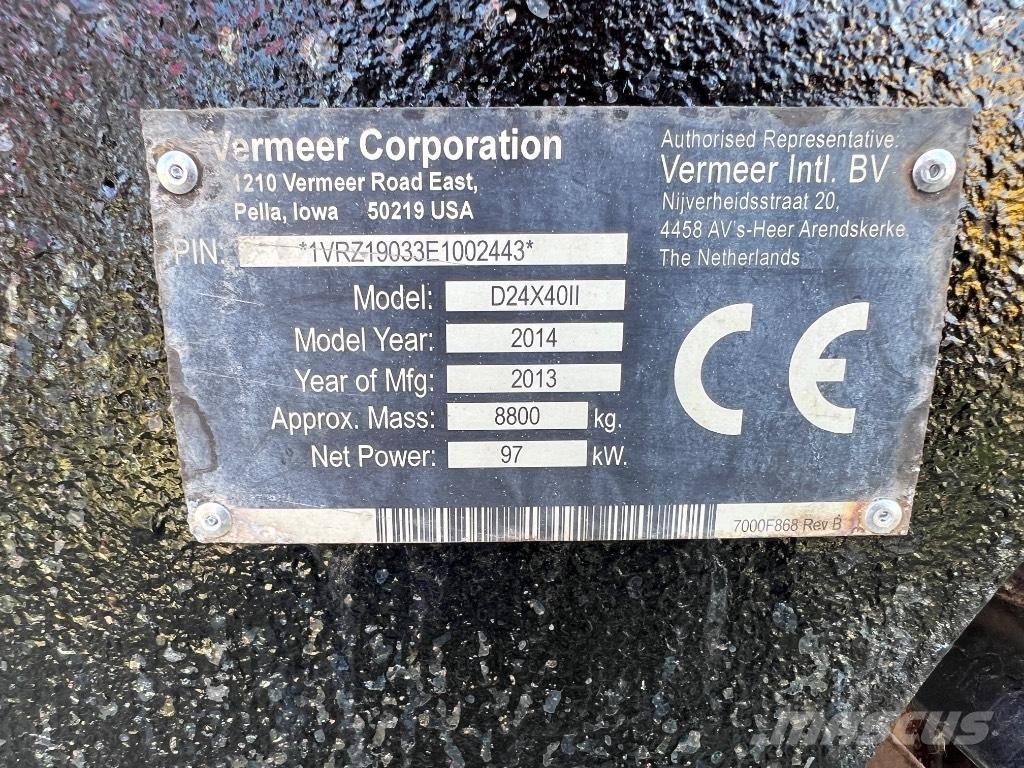 Vermeer D24X40II Oprema za vodoravno usmjerenje bušenja