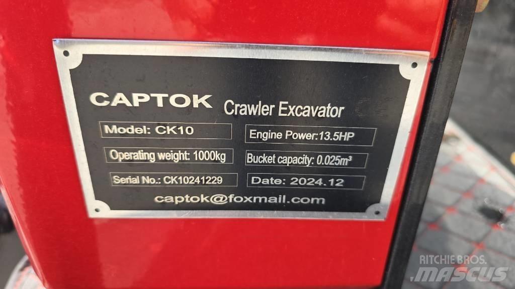 Captok CK10 Mini bageri <7t
