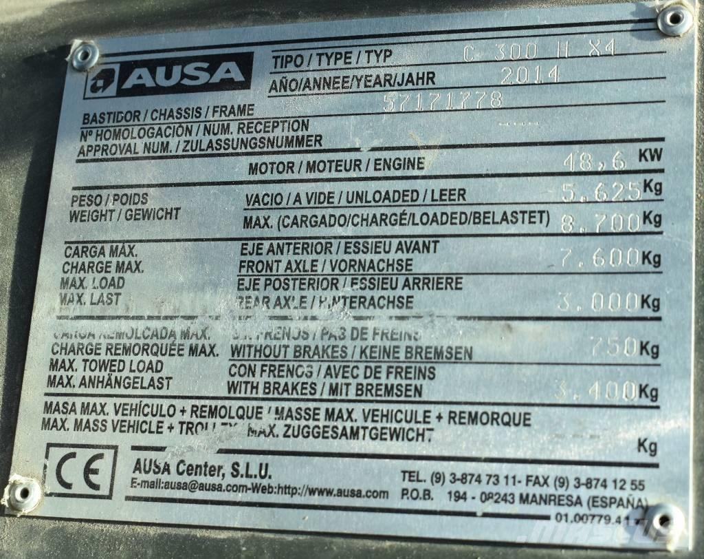 Ausa C 300 H X4 Terenski viličar