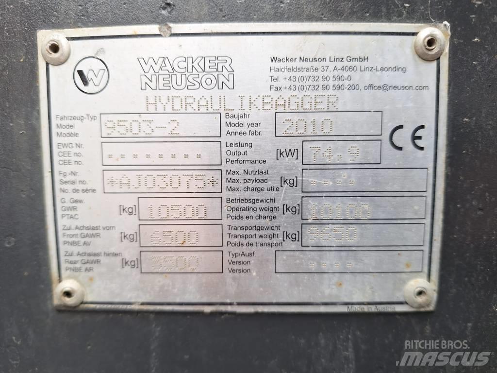 Wacker Neuson 9503-2 Bageri na kotačima