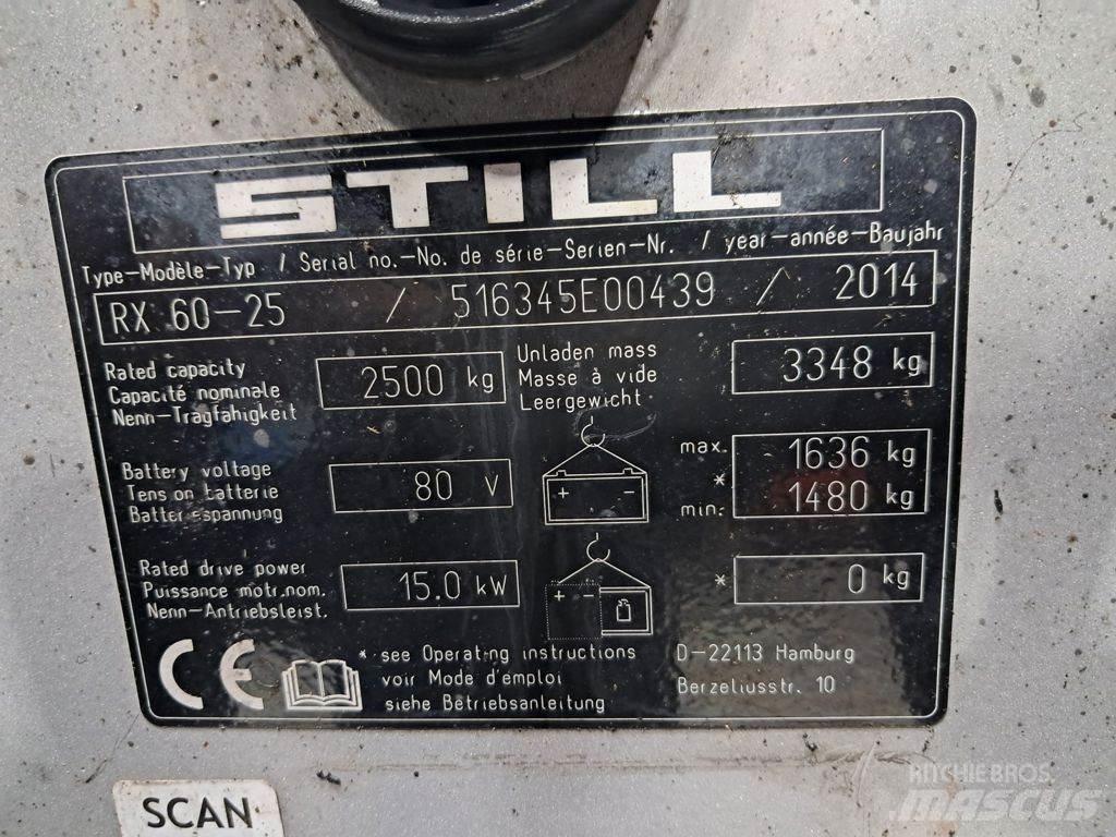 Still RX60-25 Električni viličari