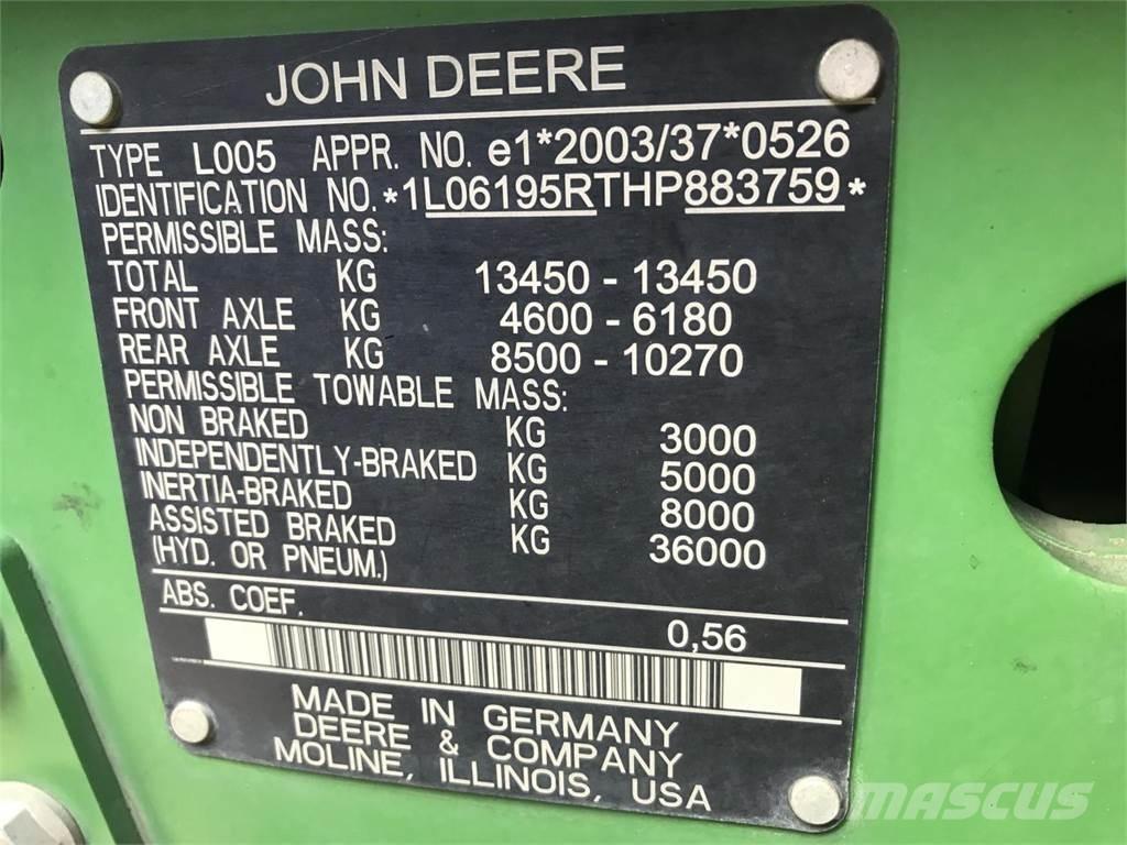 John Deere 6195R Traktori