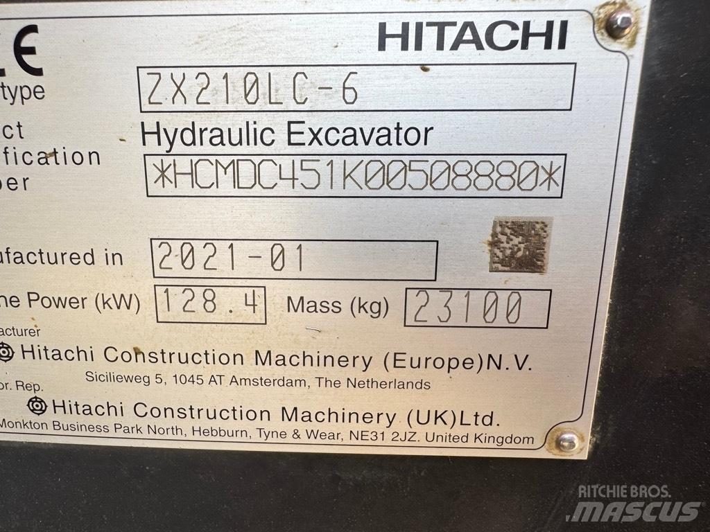 Hitachi ZX 210 LC-6 Bageri gusjeničari