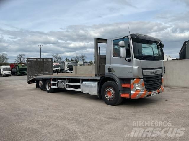 DAF CF 330 Kamioni s ravnim pločom / vitlom