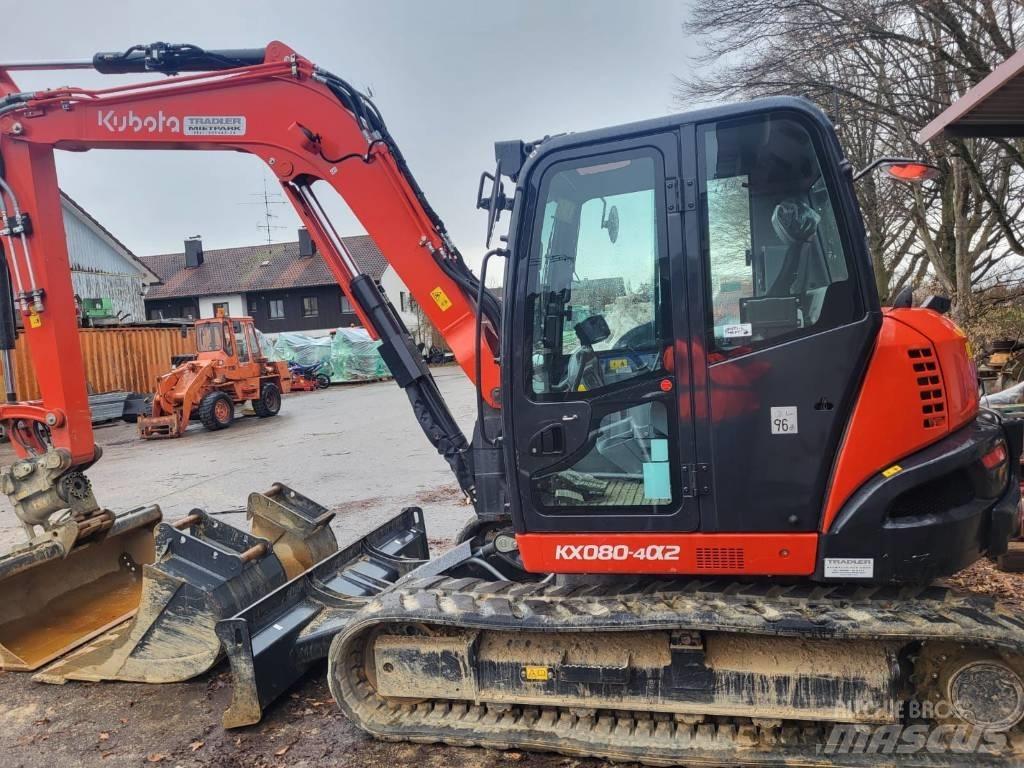 Kubota KX 080-4 Mini bageri <7t