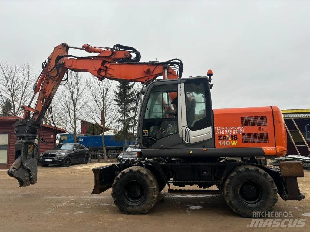 Hitachi ZX 140 W-3 Bageri na kotačima