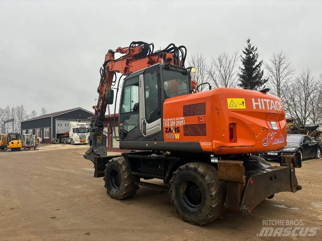 Hitachi ZX 140 W-3 Bageri na kotačima
