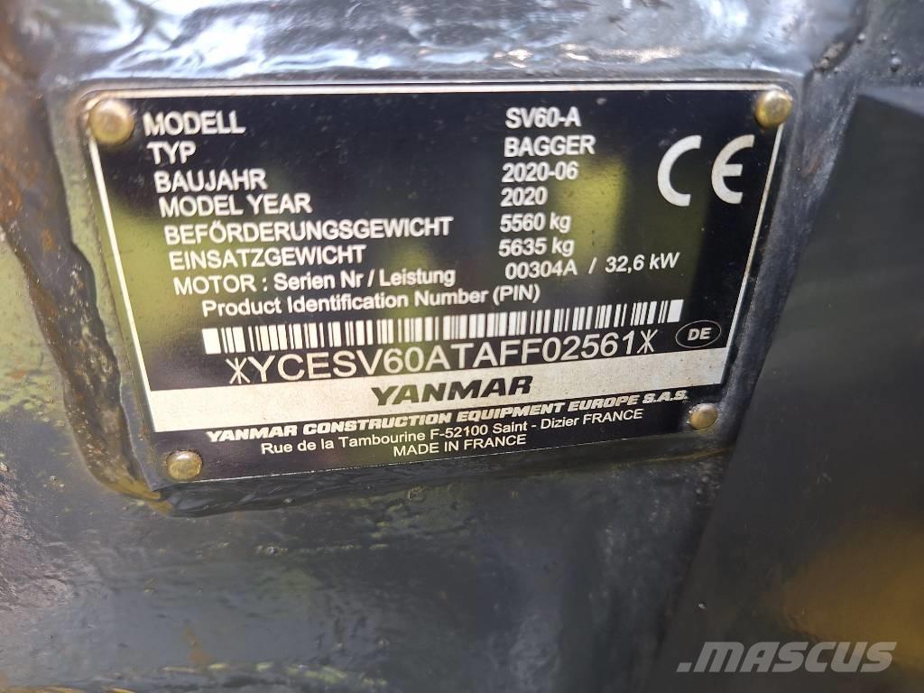 Yanmar SV 60 Mini bageri <7t