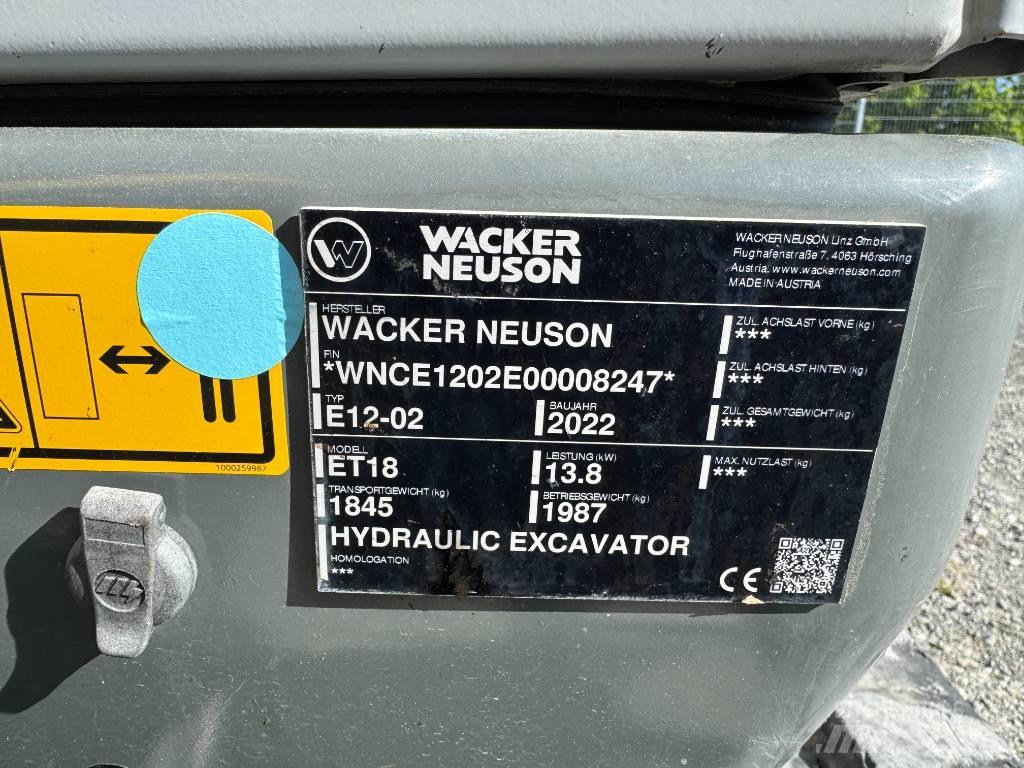 Wacker Neuson ET18 Bageri gusjeničari