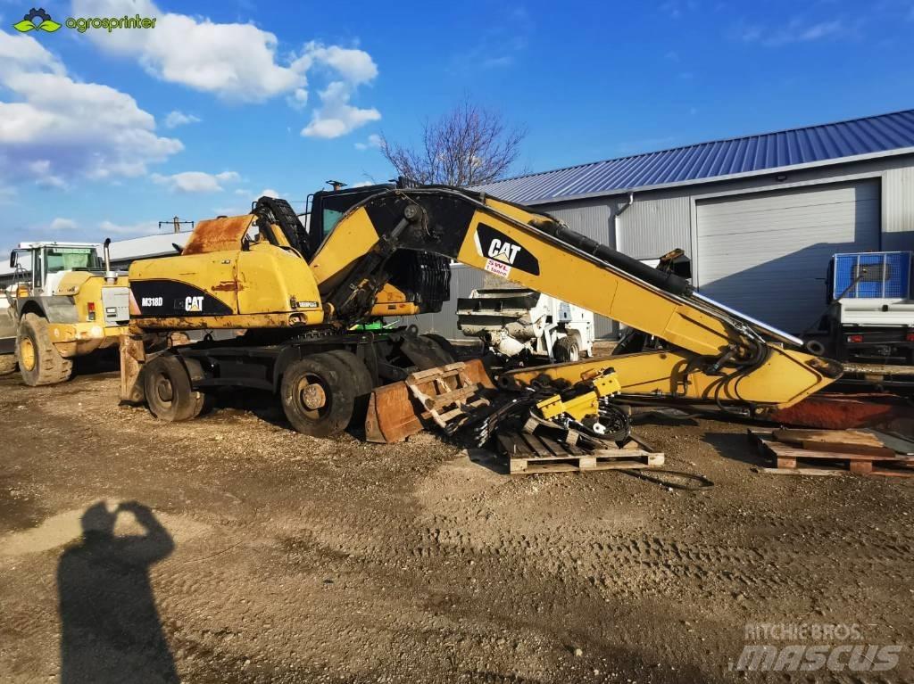 CAT M 318 D Bageri za manipuliranje materijalom / otpadom