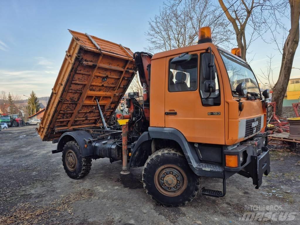 MAN 8 163 Wywrotka Kiper kamioni