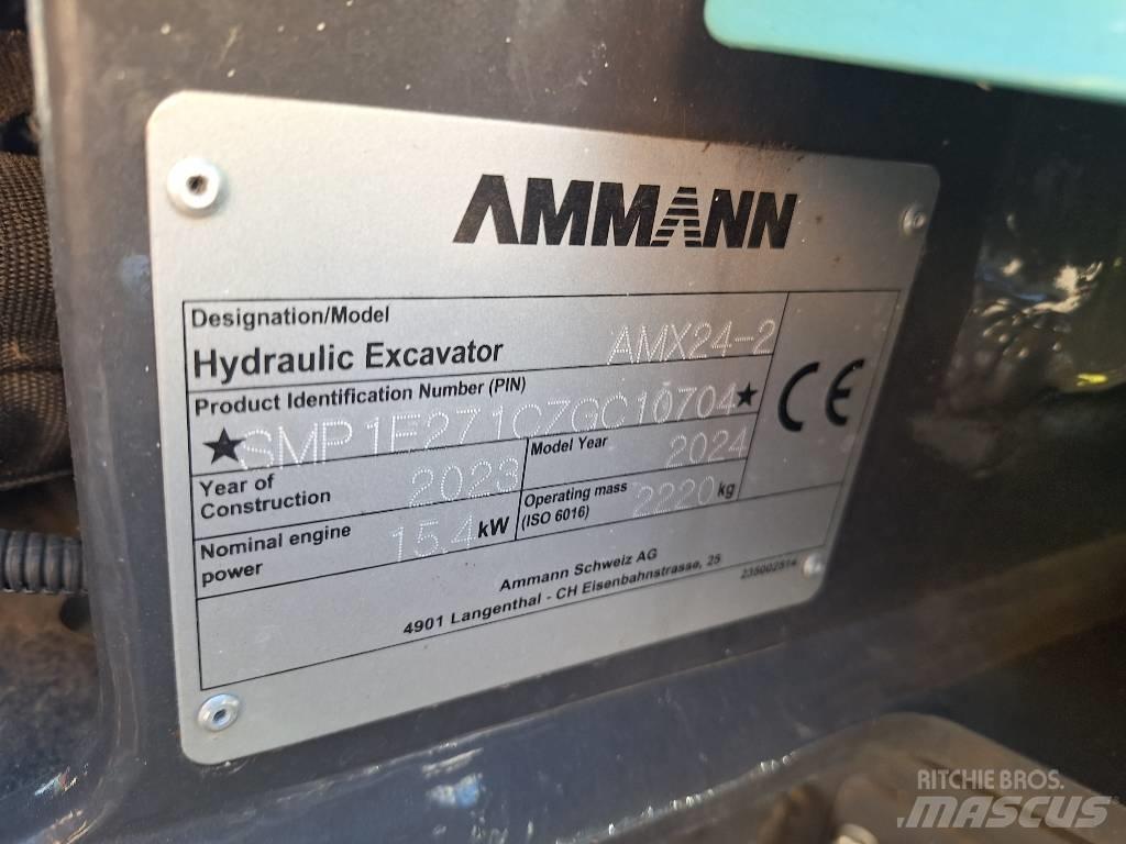 Ammann AMX24-2 Mini bageri <7t